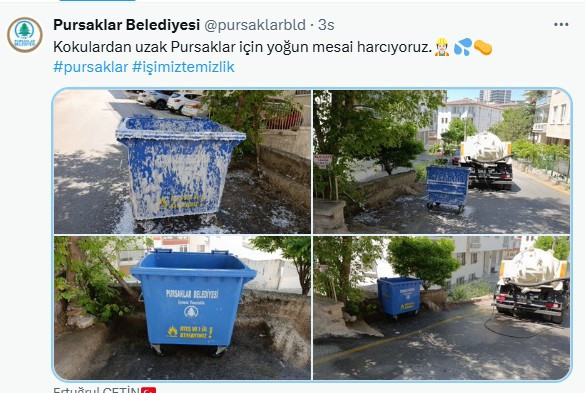 Pursaklar Belediyesi'nden yoğun ilaçlama ve temizlik çalışmaları
