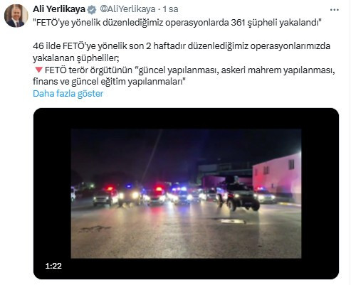 46 ilde FETÖ operasyonu düzenlendi: 361 şüpheli yakalandı