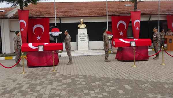 Çankırı - Ankara karayolundaki kazada şehit olan kursiyerler memleketlerine uğurlandı!