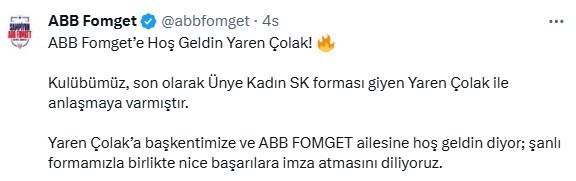 ABB Fomget'te transferdeki hareketlilik devam ediyor