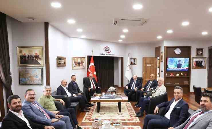 Gençlerbirliği'nden ATO Başkanı Baran'a ziyaret