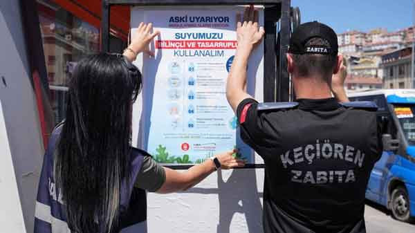 Keçiören Belediyesi su tasarruf seferberliği başlattı - Resim : 3