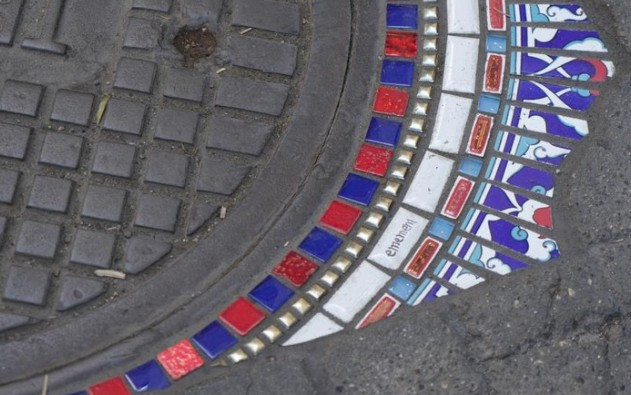 Ankara sokaklarındaki kırık kaldırımlara mozaik dokunuşu! - Resim : 2