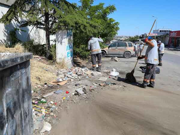 Etimesgut Belediyesi'nden Şaşmaz Oto Sanayisi'nde kapsamlı temizlik - Resim : 2