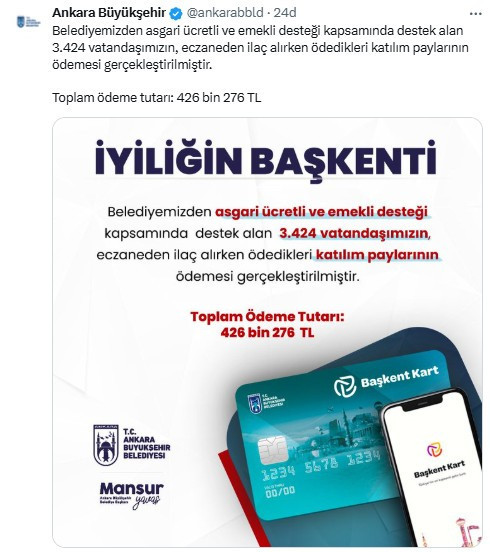 ABB duyurdu! Emekli ve asgari ücretlilere 426 bin TL'lik eczane desteği verildi