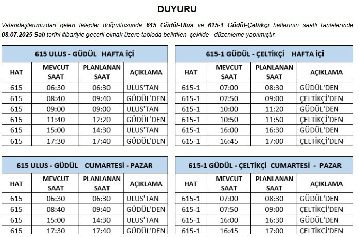 EGO peş peşe duyurdu! Ankara'da toplu ulaşımda yeni kararlar