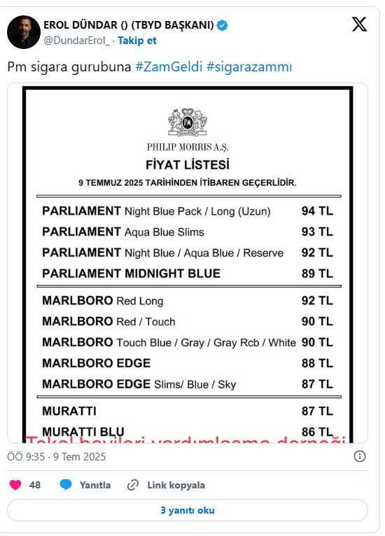 Yeni zam bu sabah açıklandı, en ucuzu bile 85 liraya fırladı!