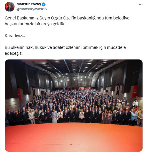CHP'de Belediye Başkanları Toplantısı düzenlendi