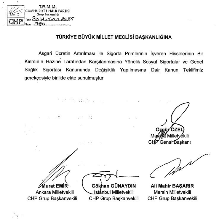TBMM'den asgari ücrete zam hamlesi: 30.205 TL olsun diye teklif verildi!