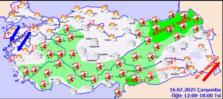 MGM erken uyarı merkezi devreye girdi: Ankara'da saat 19:00'a kadar teyakkuz ilan edildi!