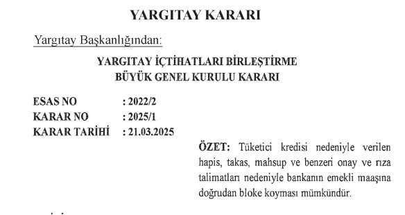 Kredi çeken emekliler dikkat: Emekli maaşına bloke konulabilecek