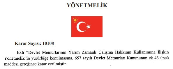 Memurlara verilen yarım zamanlı çalışma hakkının detayları belli oldu!