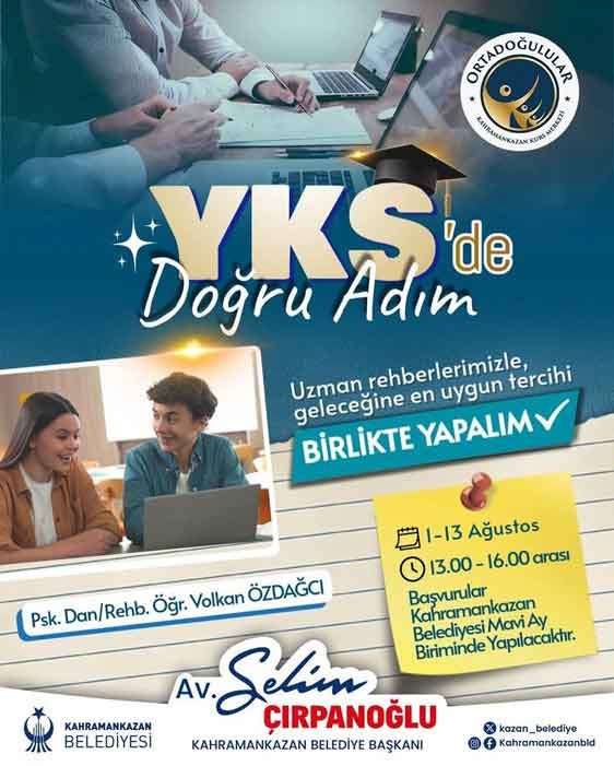 Kahramankazan Belediyesi'nden Üniversite Tercih Danışmanlığı Hizmeti