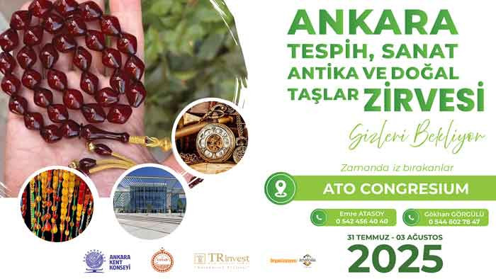 AKK'den Ankara Tesbih, Sanat Antika ve Doğal Taşlar Zirvesi