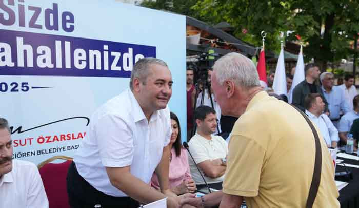 Keçiören Belediye Başkanı Özarslan mahalle ziyaretlerini sürdürüyor