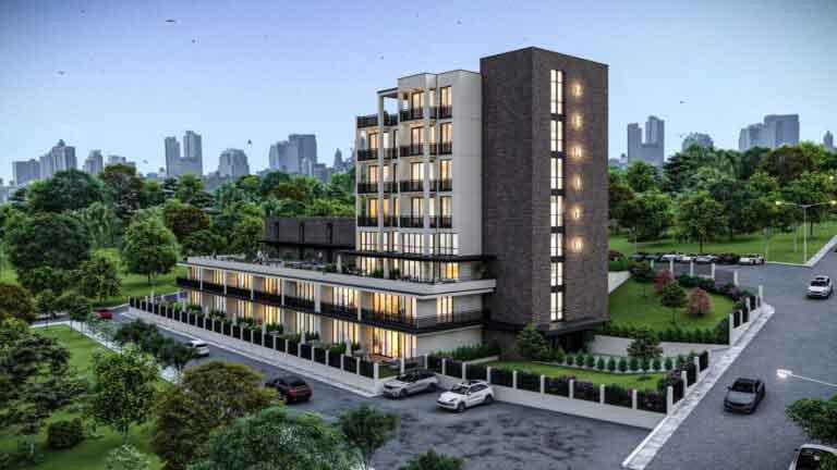 Ankara'da isteyene bahçeli villa isteyene balkonlu daire: Park Suit konut projesi