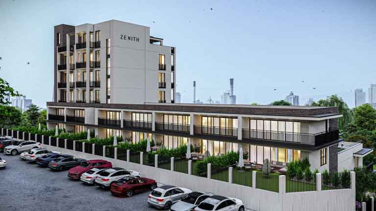 Ankara'da isteyene bahçeli villa isteyene balkonlu daire: Park Suit konut projesi - Resim : 3