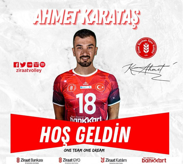 Ahmet Karataş Ziraat Bankkart’a transfer oldu