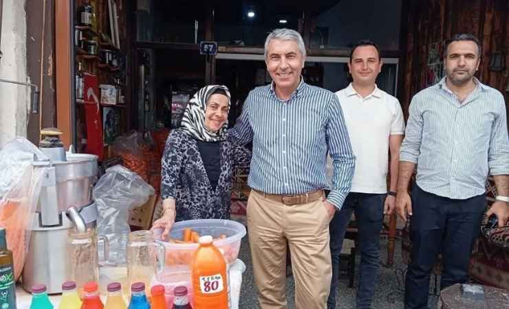 Beypazarı Kaymakamı Ünal Coşkun esnafları ziyaret edip dinledi