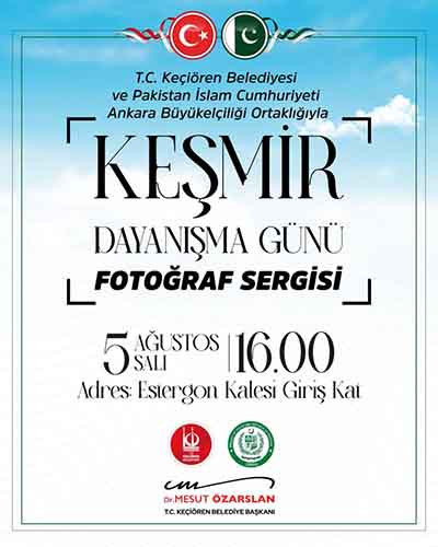 Keçiören Belediyesi'nden Keşmir Dayanışma Günü'ne davet