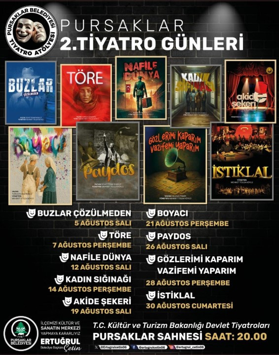 Pursaklar Belediyesi’nde perde 2. Tiyatro Günleri için açılıyor - Resim : 4