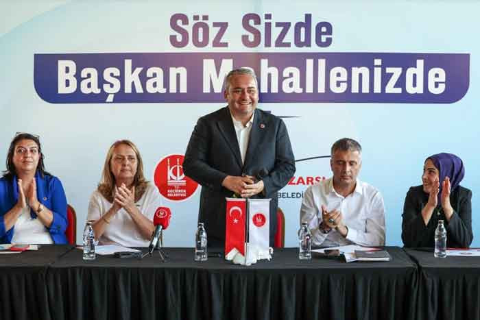 Keçiören Belediyesi halk meclisi Ufuktepe Pazar Alanı'nda kuruldu