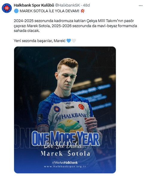 Halkbank, Sotola ile sözleşme yenilediklerini duyurdu!