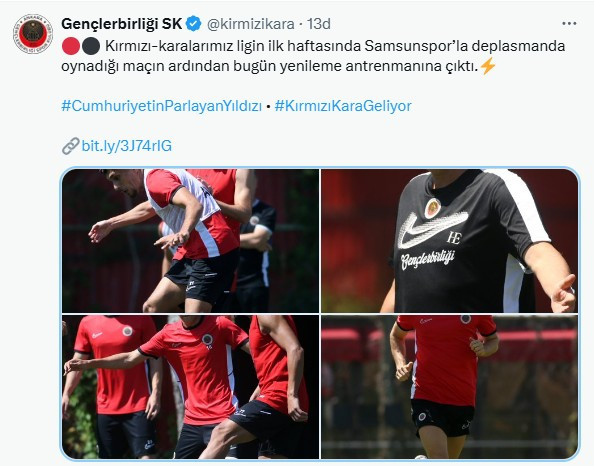Gençlerbirliği'nden Samsunspor maçı sonrası yenileme antrenmanı!