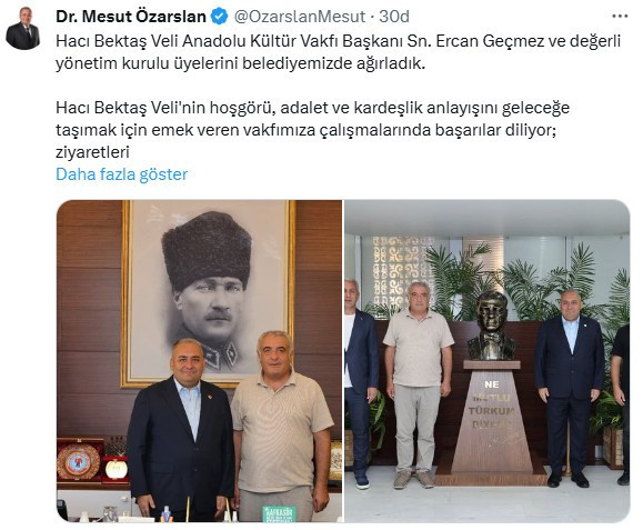 Hacı Bektaş Veli Vakfı'ndan Keçiören Belediyesi'ne ziyaret!