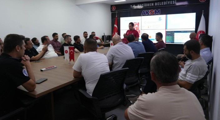 Keçiören Belediyesi personellerine yangın ve afet eğitimi verdi