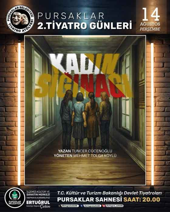Pursaklar Belediyesi'nden yeni tiyatro oyunu: Kadın Sığınağı!