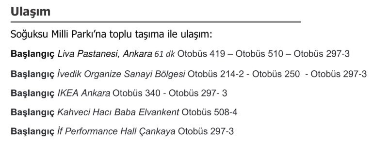 Ankara'daki bu milli park ormanlarıyla İç Anadolu ve Karadeniz arasında doğal geçit oluşturuyor