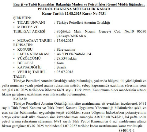 Ankaralı şirketler Diyarbakır ve Şırnak'ta petrol arayacak!