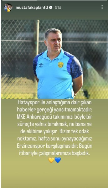 Mustafa Kaplan'dan Hatayspor iddiasına yalanlama