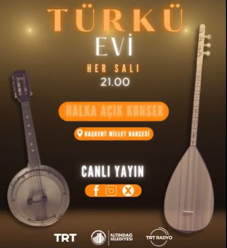 Altındağ Belediyesi'nden davet: Türkü Evi Halka Açık Konseri!