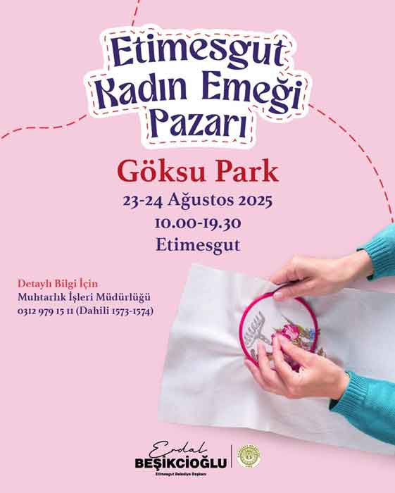 Etimesgut Belediyesi'nden Kadın Emeği Pazarı!