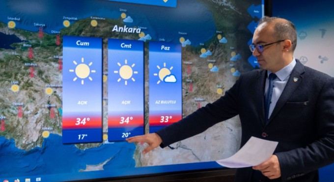 Ankara'da sıcaklıklar hafta sonu 34 dereceye çıkacak