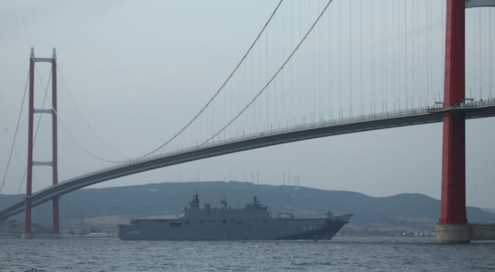 Cumhurbaşkanı Erdoğan'dan TCG Anadolu gemisine ilişkin paylaşım!