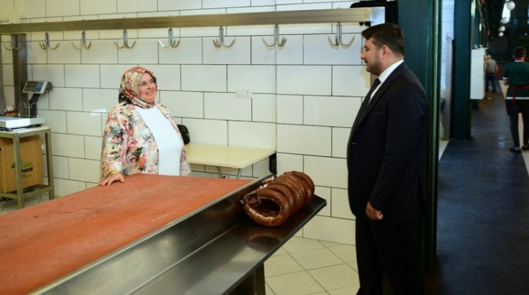 Kahramankazan Belediye Başkanı Çırpanoğlu'ndan Et AVM esnafına ziyaret