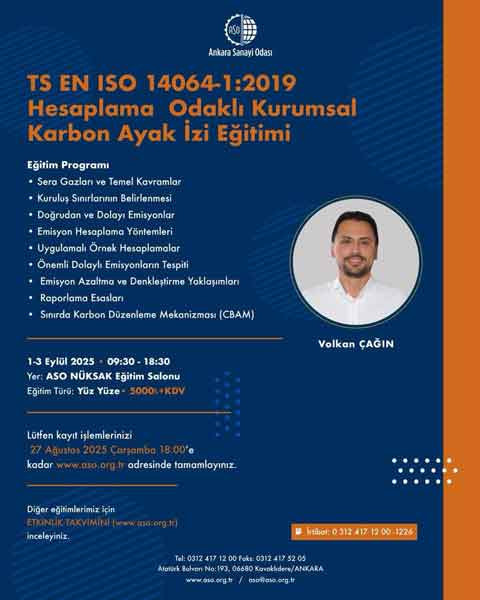 ASO'dan Ankaralı sanayicilere Karbon Ayak İzi Eğitimi!