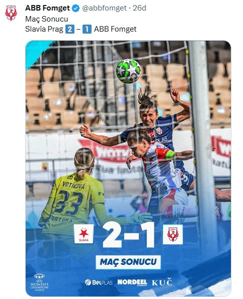 ABB Fomget, UEFA Şampiyonlar Ligi'ne 2. turda veda etti!