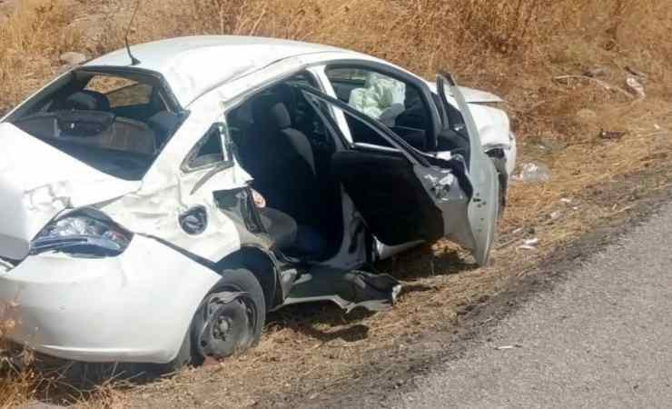 Beypazarı'nda takla atan otomobilde 4 kişi yaralandı