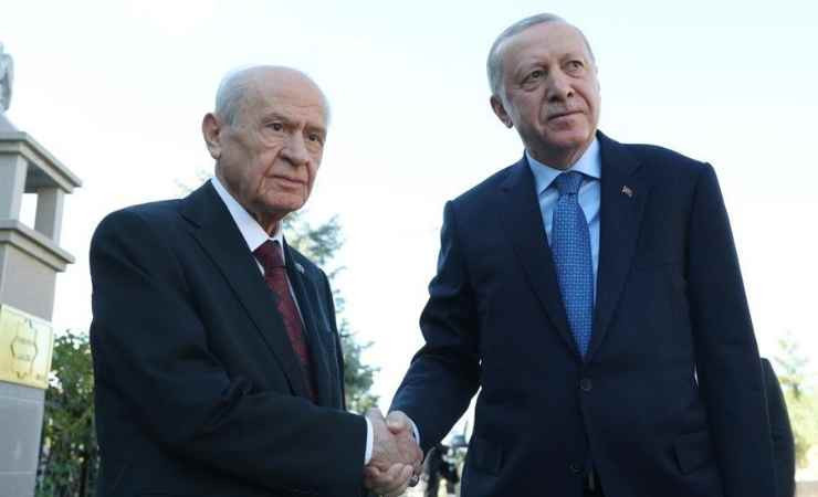 Cumhurbaşkanı Erdoğan ile Devlet Bahçeli görüşmesi gerçekleşti
