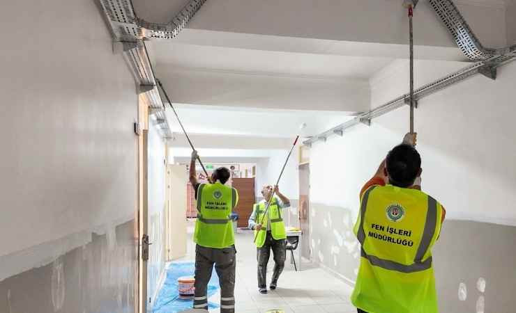 Etimesgut Belediyesi ilçedeki okullarda tadilatlar yaptı