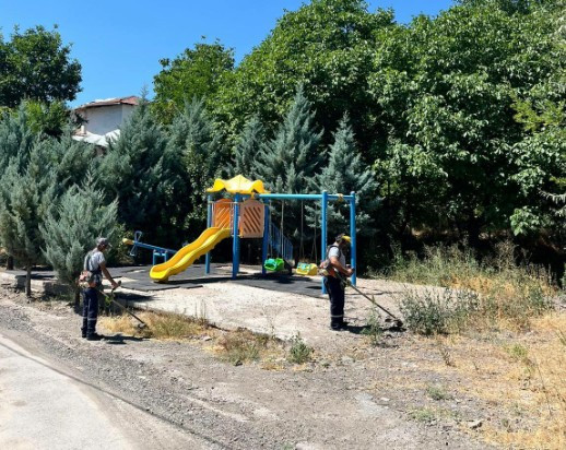 Kahramankazan Belediyesi'nden yabani ot ve çim biçme seferberliği - Resim : 4