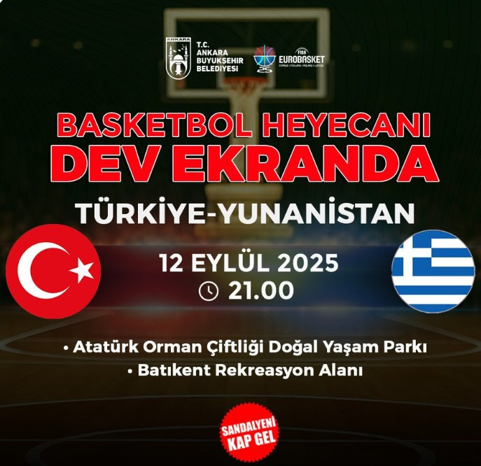 ABB etkinliğinde Ankara'da milli maç coşkusu dev ekranda yaşanacak!