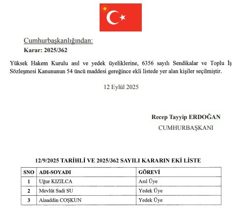 Cumhurbaşkanı Erdoğan imzaladı: 13 Eylül tarihli Atama Kararnamesi yayımlandı! - Resim : 2