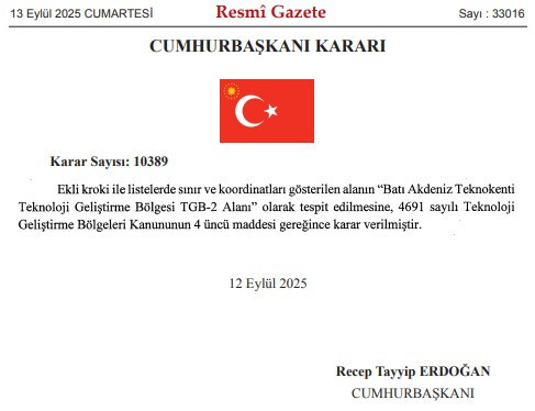 Antalya, Amasya ve İstanbul'da bazı alanlar 'teknoloji geliştirme bölgesi' ilan edildi - Resim : 4