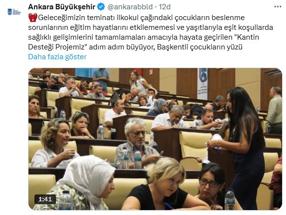 Ankara Büyükşehir Belediyesinden ilkokul öğrencilerine kantin desteği: Başvuru başladı!