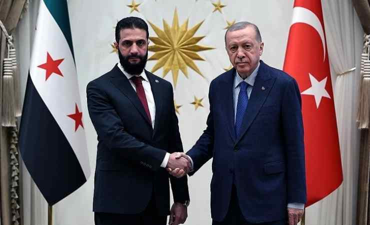 Cumhurbaşkanı Erdoğan ile Ahmed Şara görüşmesinde SDG vurgusu